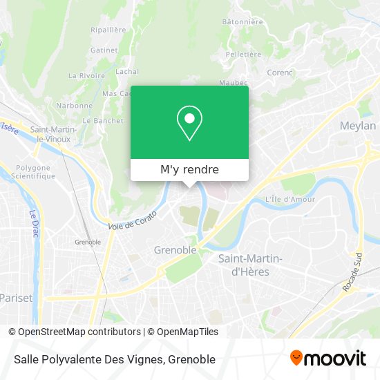Salle Polyvalente Des Vignes plan