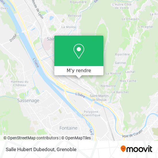 Salle Hubert Dubedout plan
