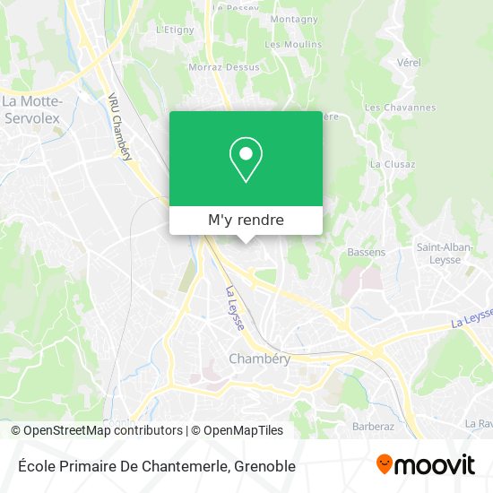 École Primaire De Chantemerle plan