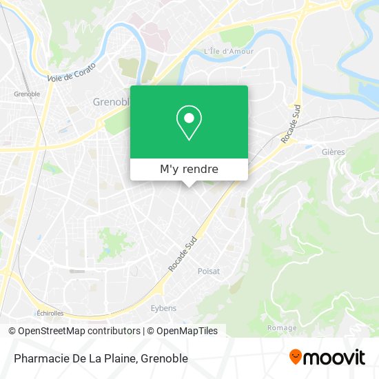 Pharmacie De La Plaine plan