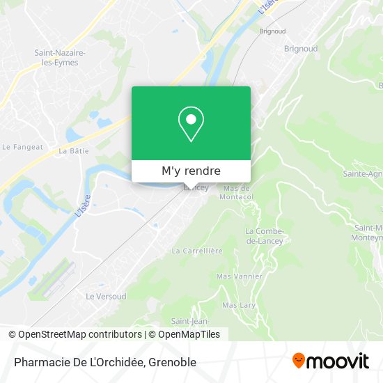 Pharmacie De L'Orchidée plan
