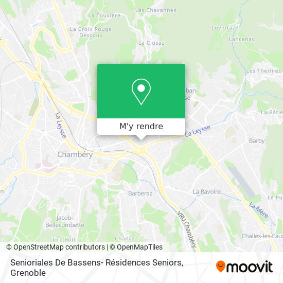 Senioriales De Bassens- Résidences Seniors plan
