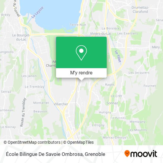 École Bilingue De Savoie Ombrosa plan