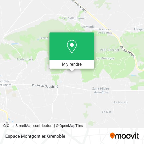 Espace Montgontier plan