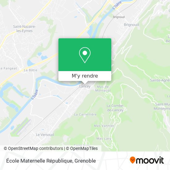 École Maternelle République plan