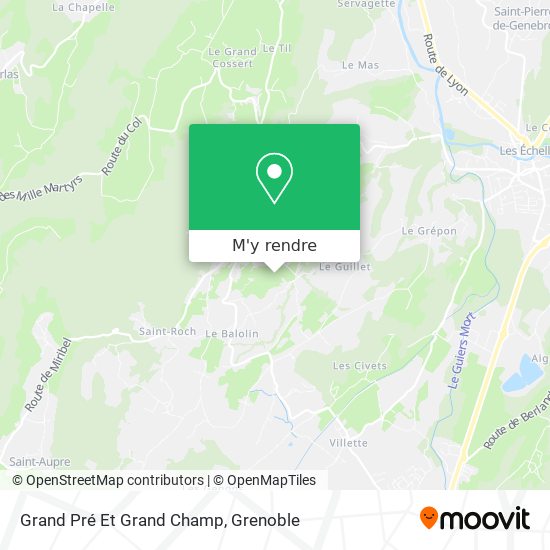 Grand Pré Et Grand Champ plan