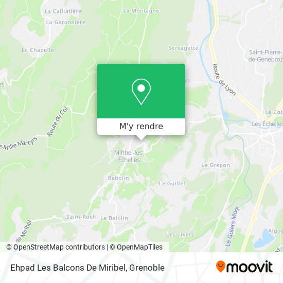 Ehpad Les Balcons De Miribel plan