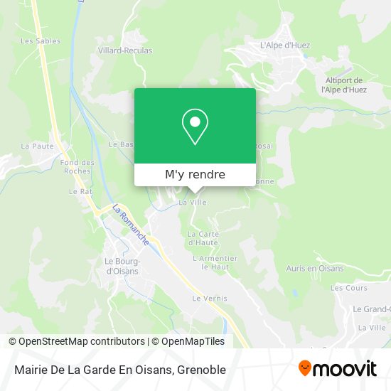 Mairie De La Garde En Oisans plan