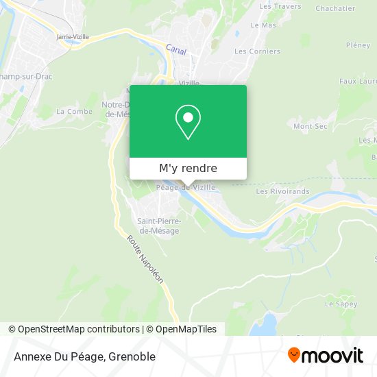 Annexe Du Péage plan