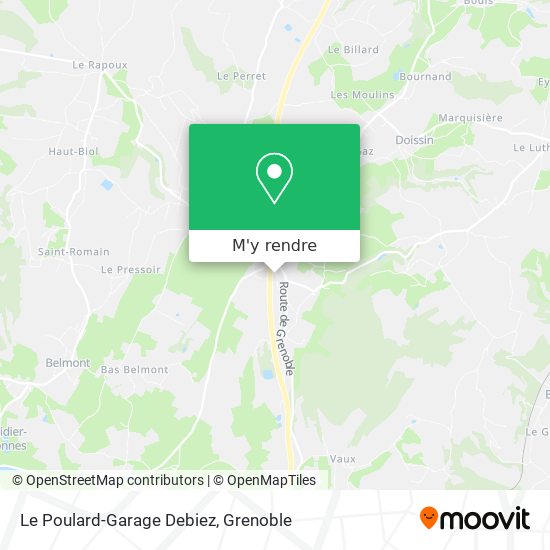 Le Poulard-Garage Debiez plan