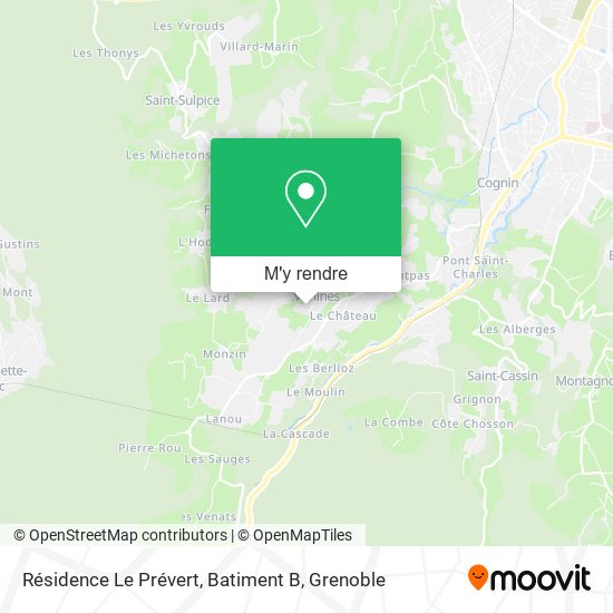 Résidence Le Prévert, Batiment B plan