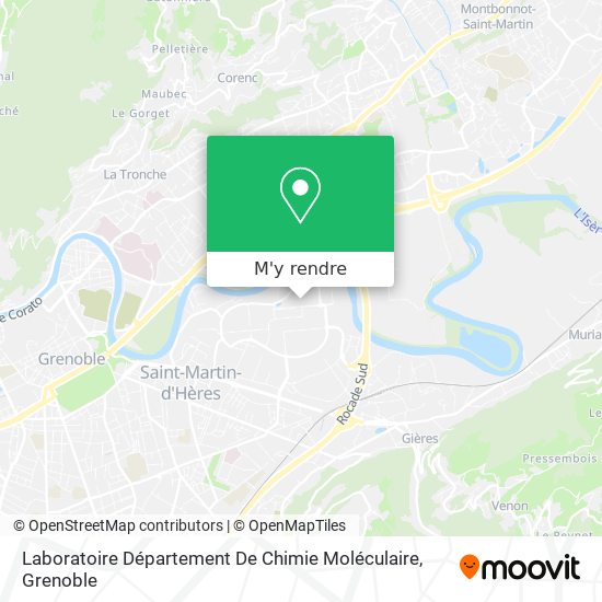 Laboratoire Département De Chimie Moléculaire plan