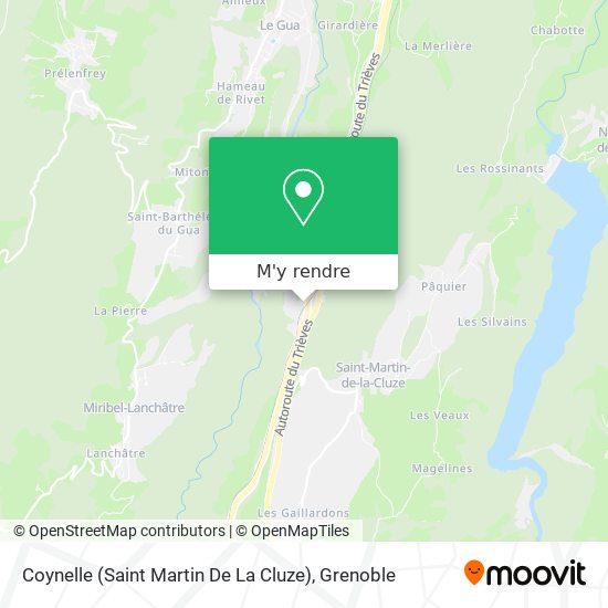 Coynelle (Saint Martin De La Cluze) plan