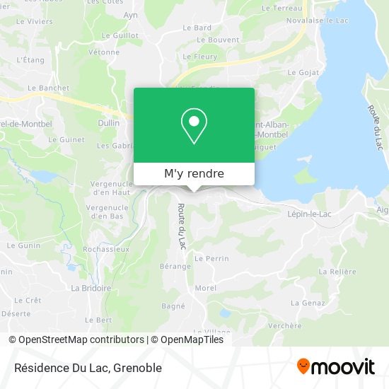 Résidence Du Lac plan