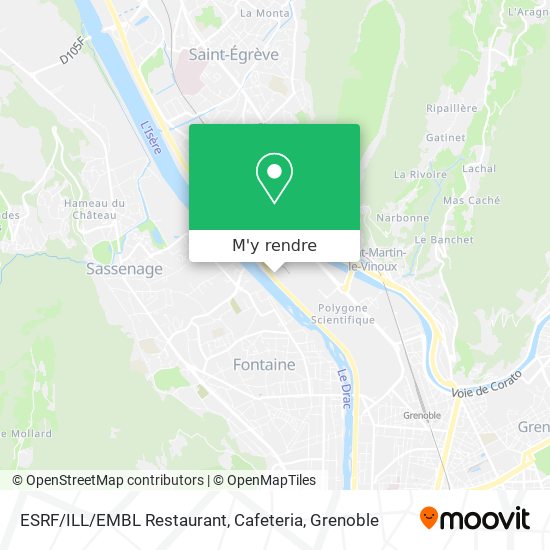 ESRF / ILL / EMBL Restaurant, Cafeteria plan