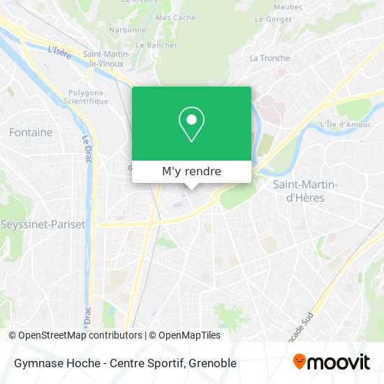 Gymnase Hoche - Centre Sportif plan