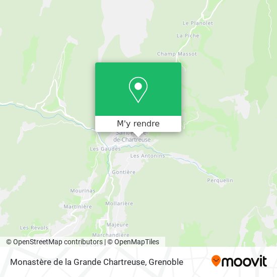 Monastère de la Grande Chartreuse plan