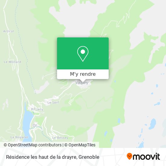 Résidence les haut de la drayre plan