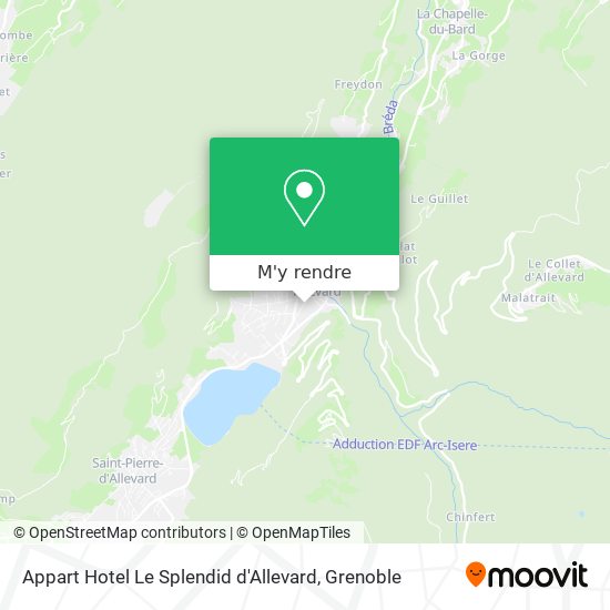 Appart Hotel Le Splendid d'Allevard plan