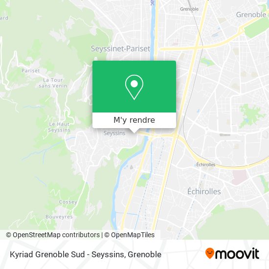 Kyriad Grenoble Sud - Seyssins plan