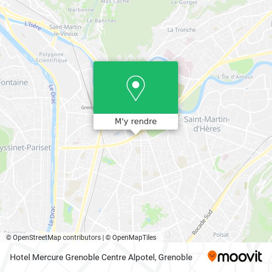 Hotel Mercure Grenoble Centre Alpotel plan