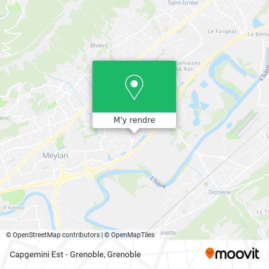 Capgemini Est - Grenoble plan