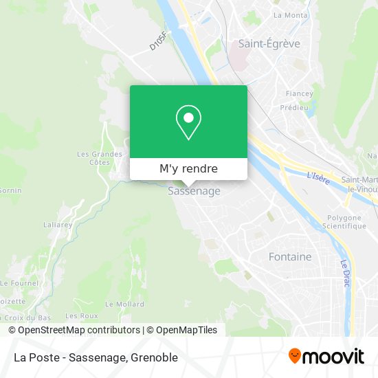 La Poste - Sassenage plan