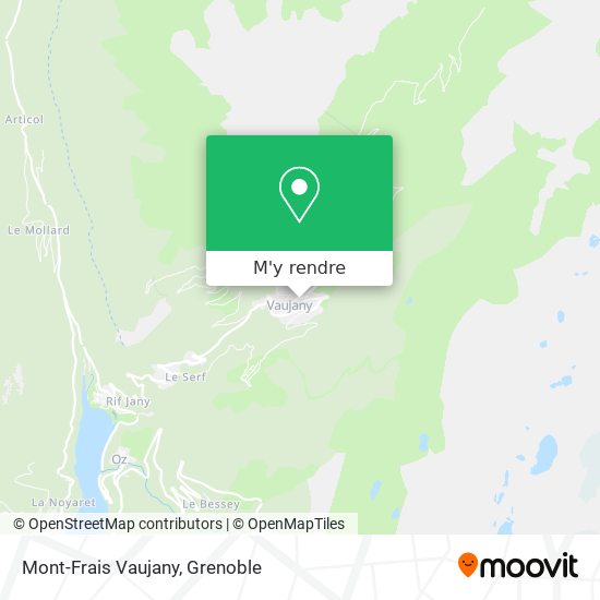 Mont-Frais Vaujany plan