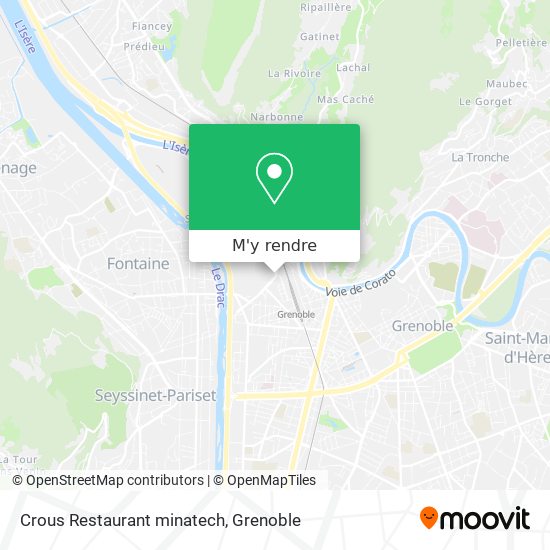 Crous Restaurant minatech plan