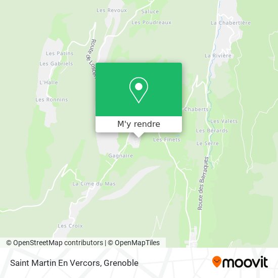 Saint Martin En Vercors plan