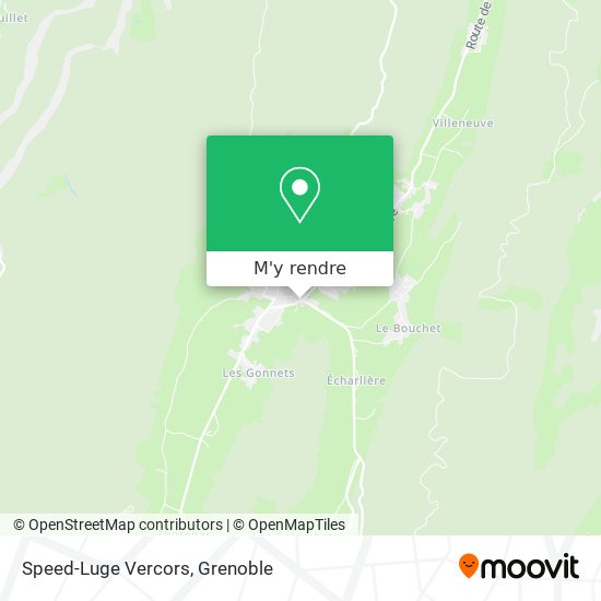 Speed-Luge Vercors plan