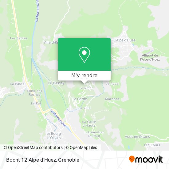 Bocht 12 Alpe d'Huez plan