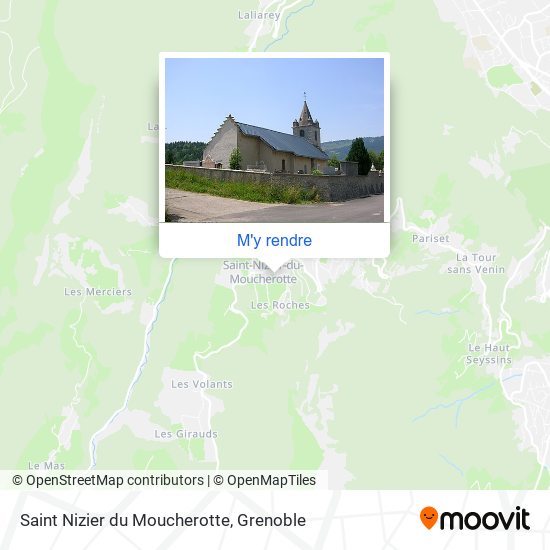 Saint Nizier du Moucherotte plan