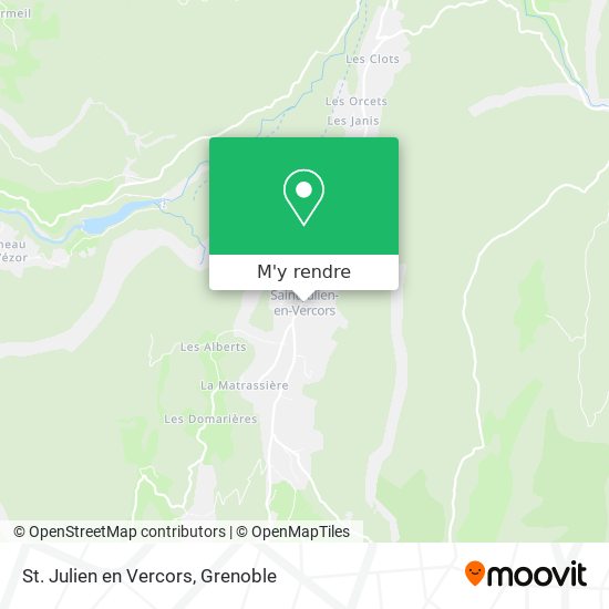 St. Julien en Vercors plan