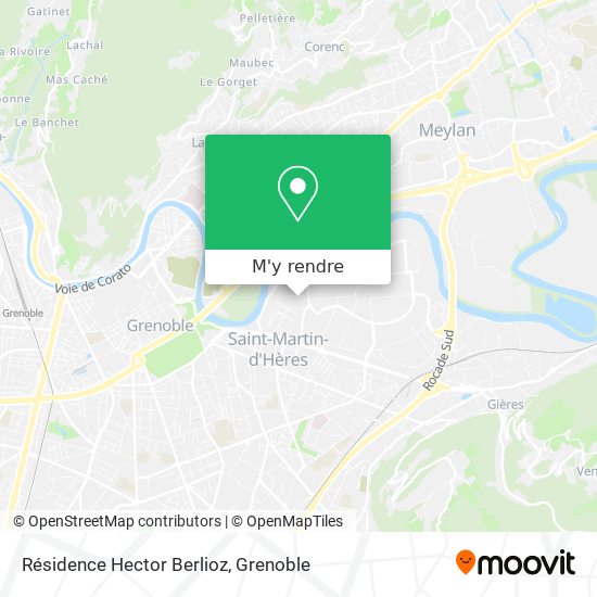 Résidence Hector Berlioz plan