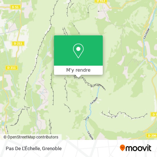 Pas De L'Échelle plan
