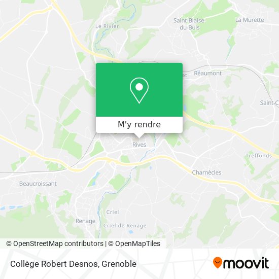 Collège Robert Desnos plan