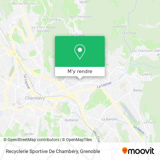 Recyclerie Sportive De Chambéry plan