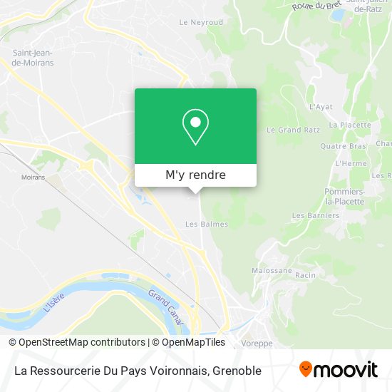 La Ressourcerie Du Pays Voironnais plan