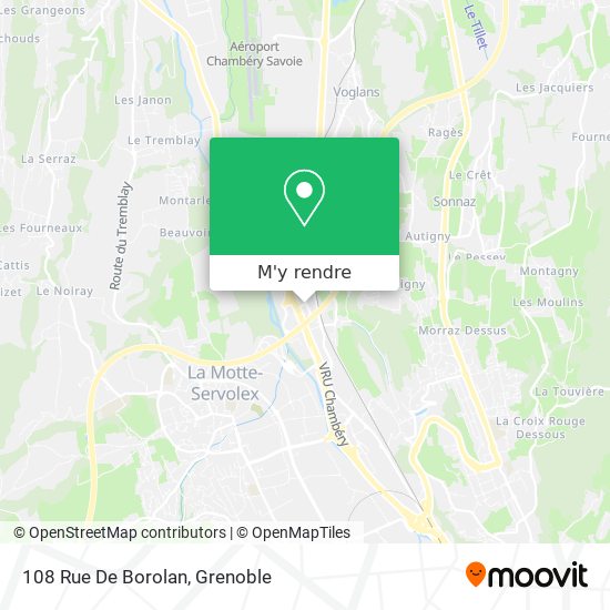 108 Rue De Borolan plan
