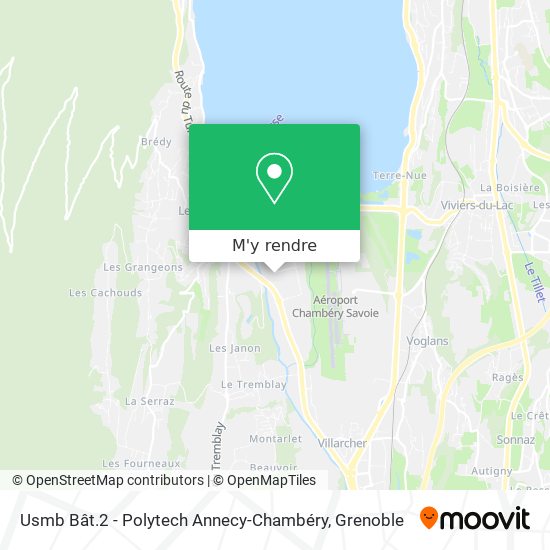Usmb Bât.2 - Polytech Annecy-Chambéry plan