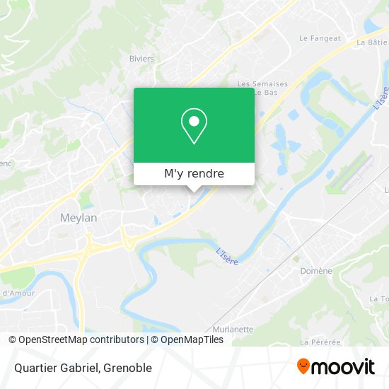 Quartier Gabriel plan