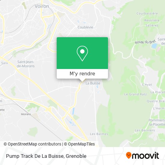 Pump Track De La Buisse plan