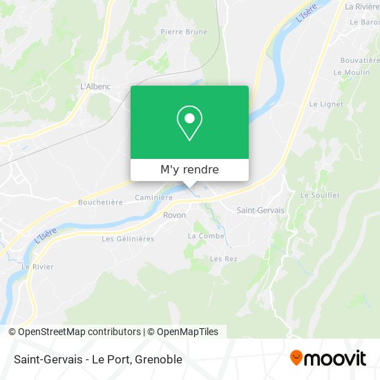 Saint-Gervais - Le Port plan