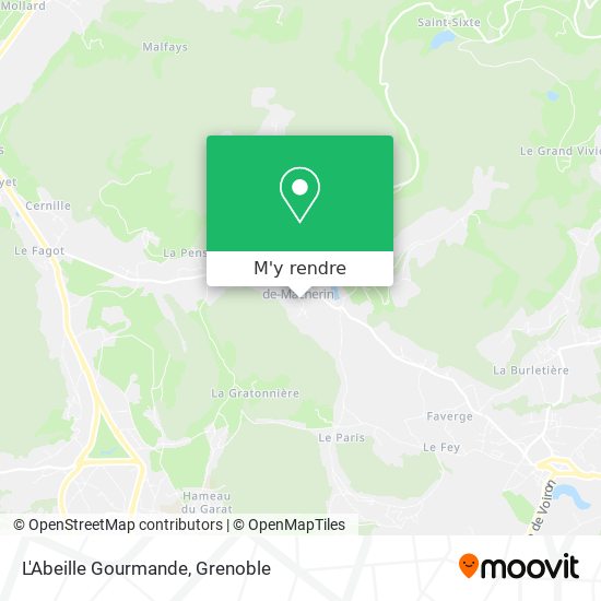 L'Abeille Gourmande plan