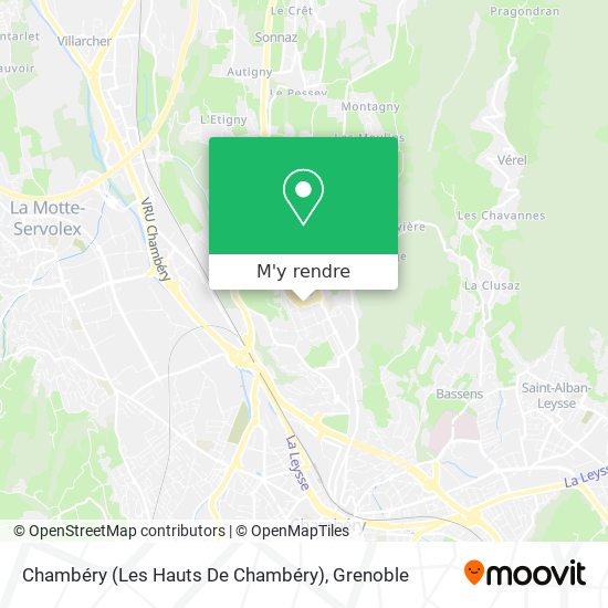 Chambéry (Les Hauts De Chambéry) plan