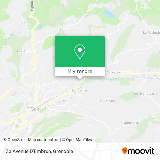 Za Avenue D'Embrun plan