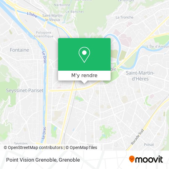 Point Vision Grenoble plan