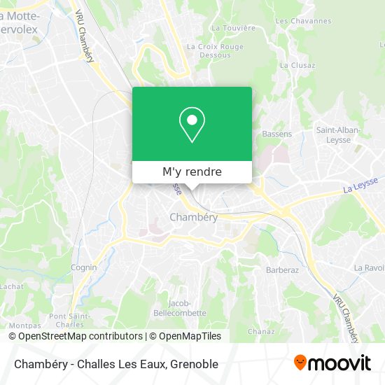 Chambéry - Challes Les Eaux plan
