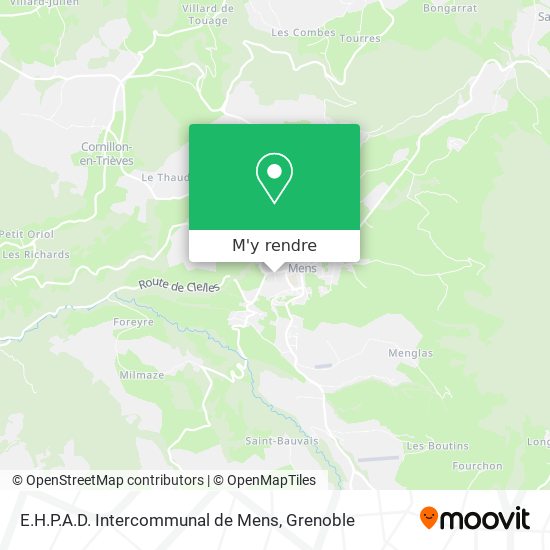 E.H.P.A.D. Intercommunal de Mens plan